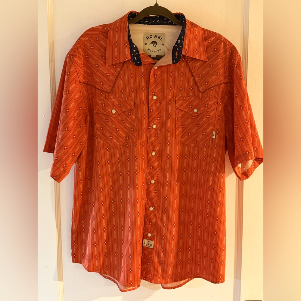 Rowel Western Performance Shirt Size XL